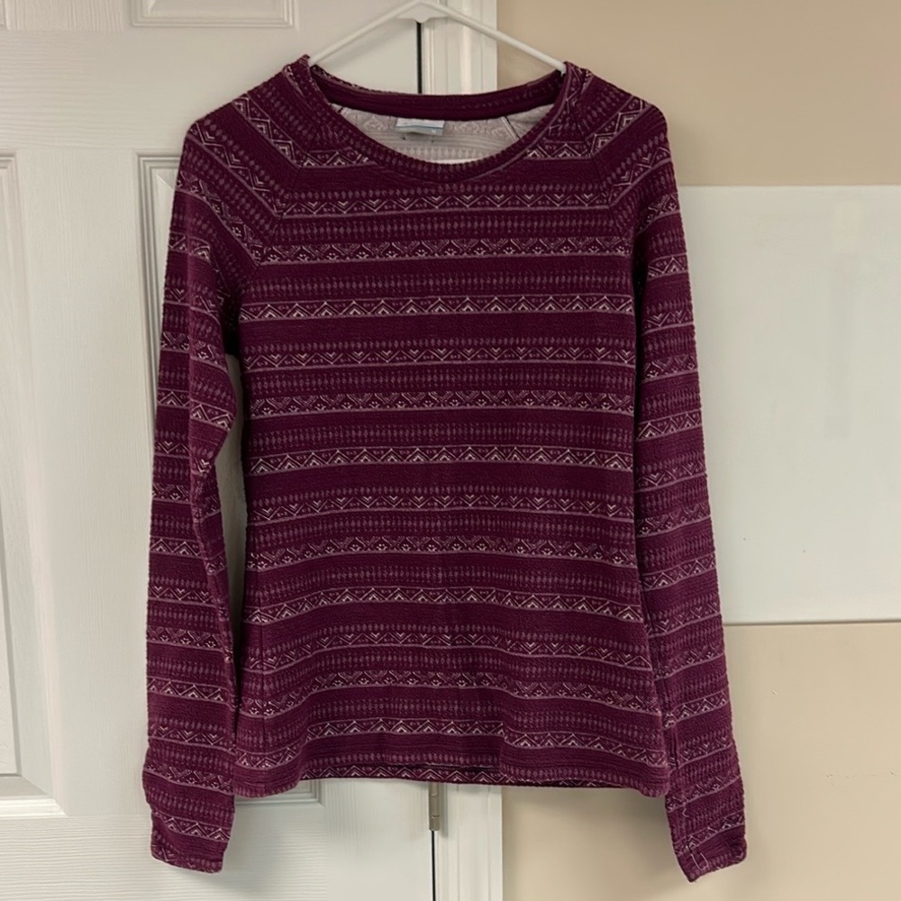 Columbia Long Sleeve Shirt Geometric Shapes